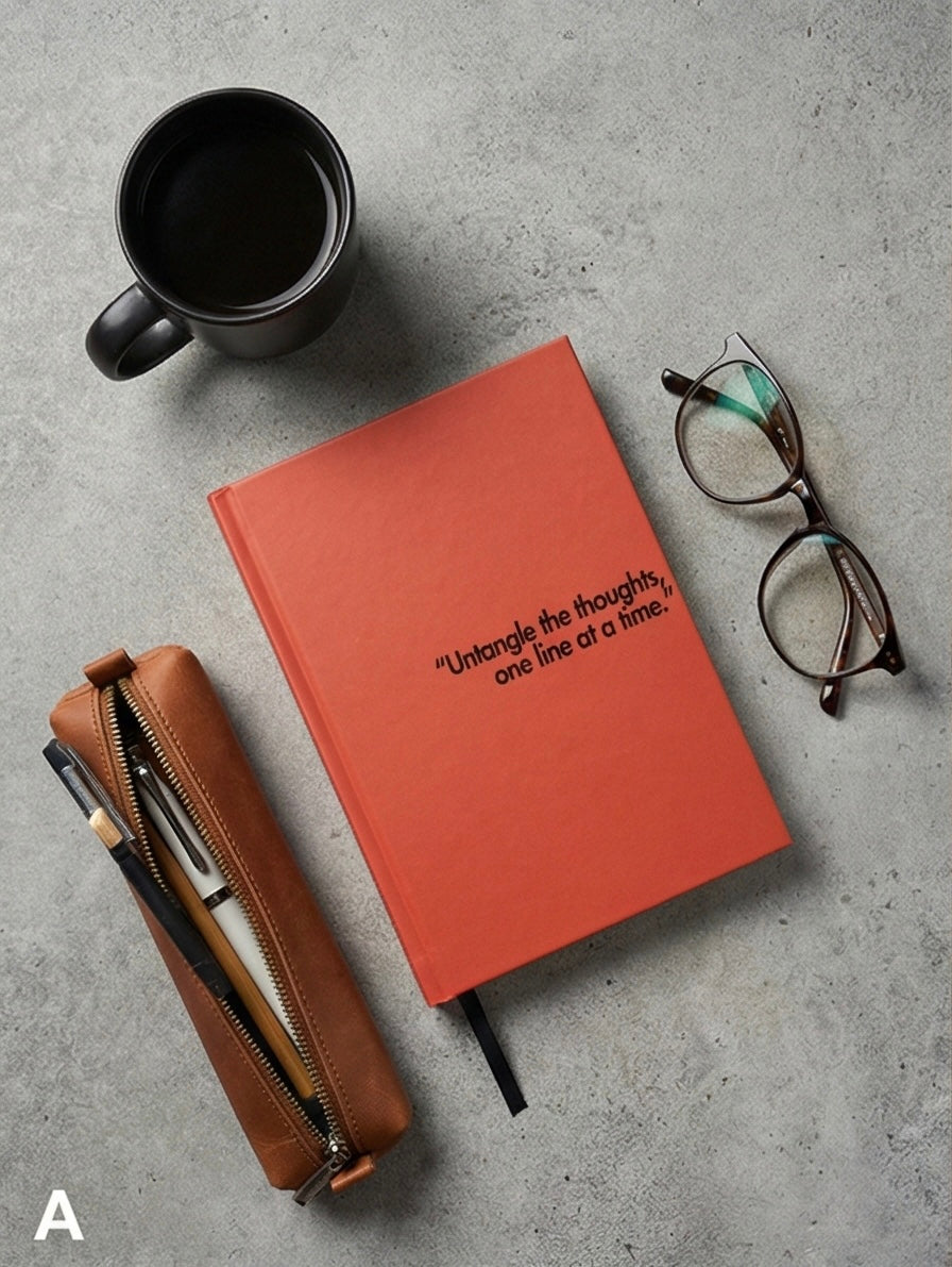 Untangle the Thoughts, One Line at a Time Journal