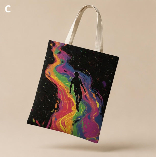 Cosmic Flow Tote Bag