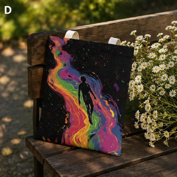 Cosmic Flow Tote Bag