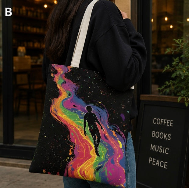 Cosmic Flow Tote Bag
