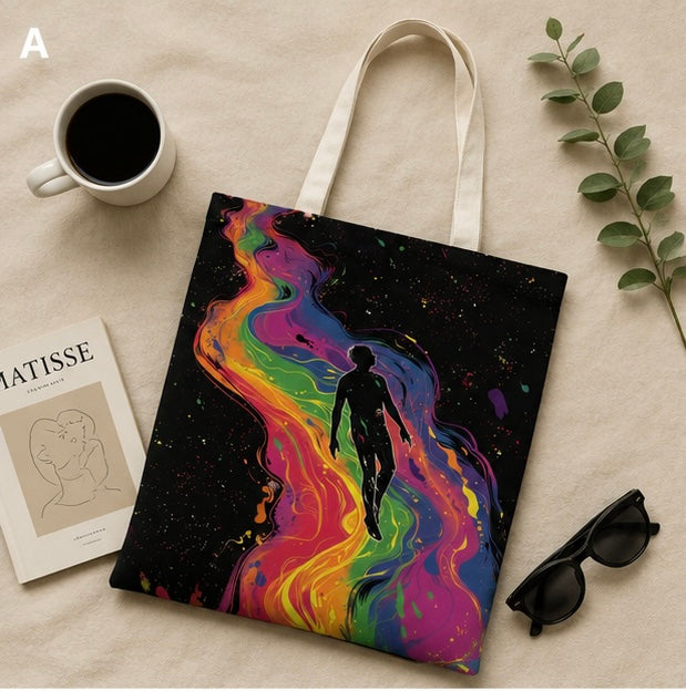 Cosmic Flow Tote Bag