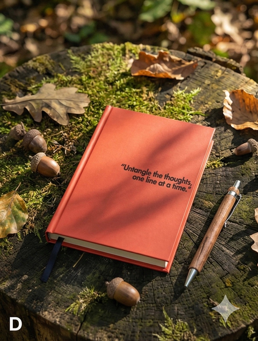 Untangle the Thoughts, One Line at a Time Journal