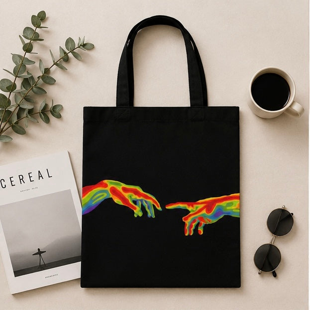 "Connected Hands" Tote Bag