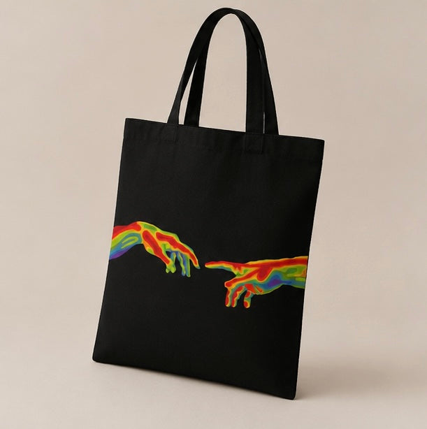 "Connected Hands" Tote Bag
