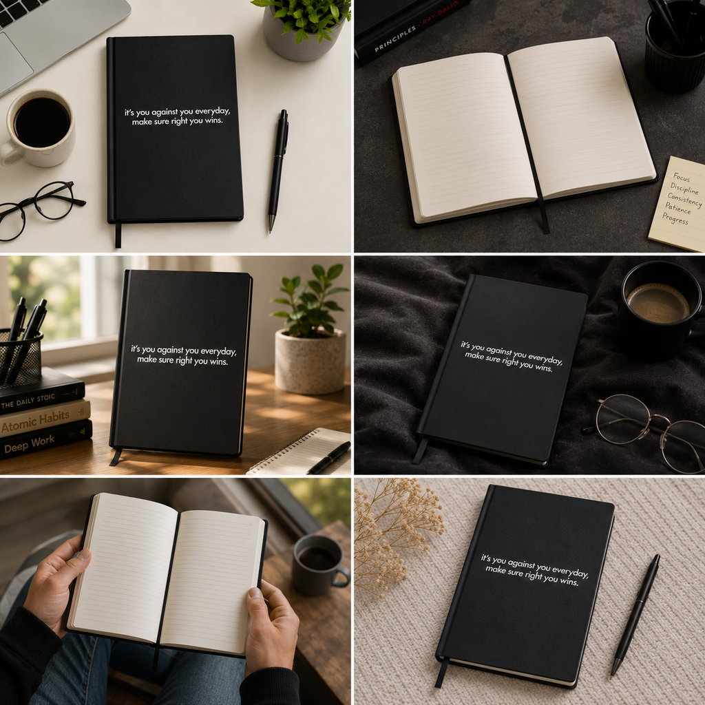 "It's You Against You Every Day" Journal