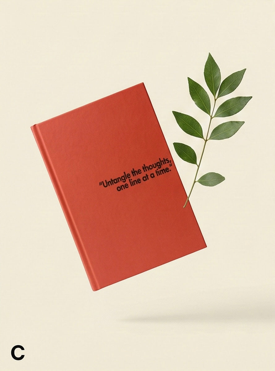 Untangle the Thoughts, One Line at a Time Journal